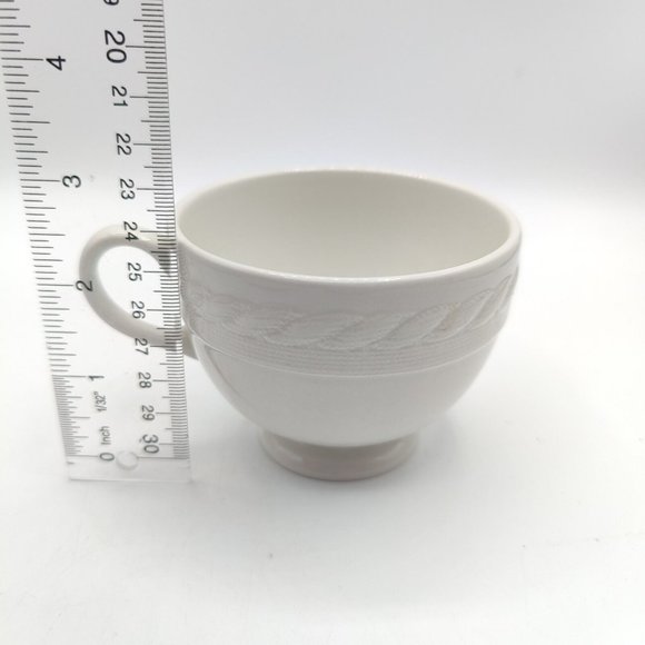 Vintage Ralph Lauren Wedgwood Clearwater Tea Cup Saucer Set 1992 England - Picture 4 of 9